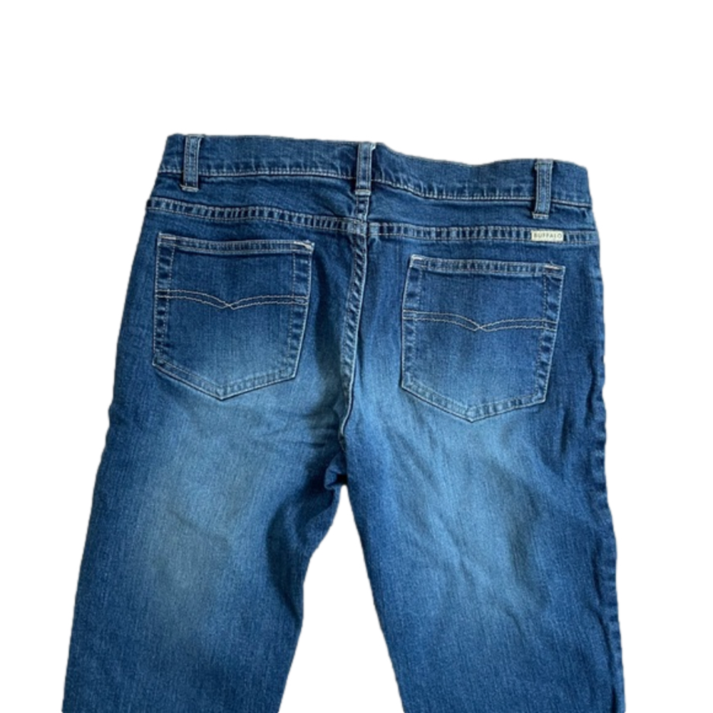 Buffalo David Bitton Vintage Blue Denim Y2K Bootcut Jeans Size 30 - Picture 4 of 6